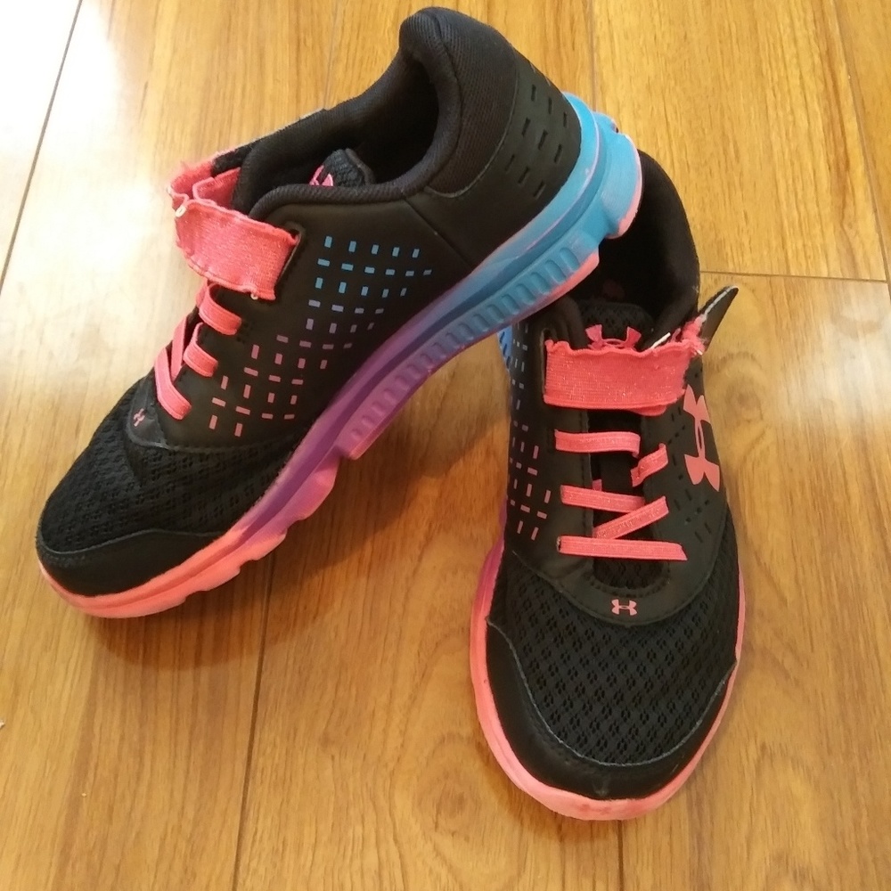 Under Armour Girls 3Y Velcro Fasten Sneakers